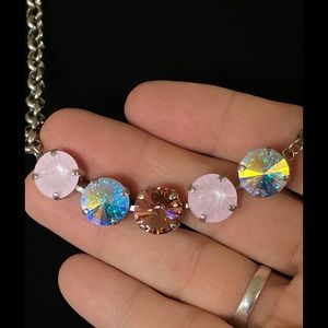 Gorgeous New Swarovski Crystal Medley Necklace